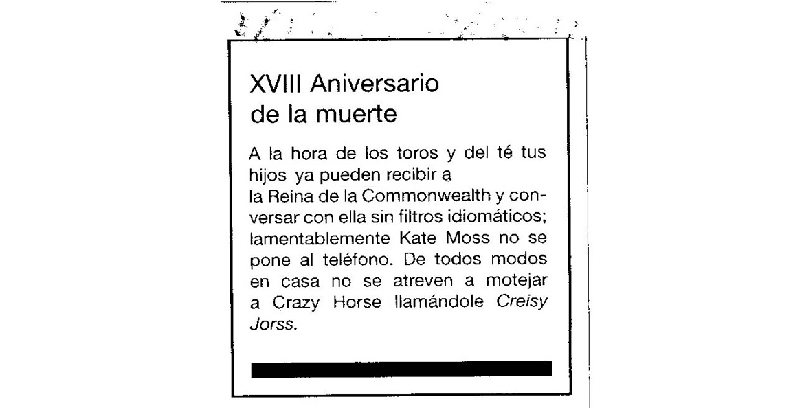 La esquela por Salvador Rivas