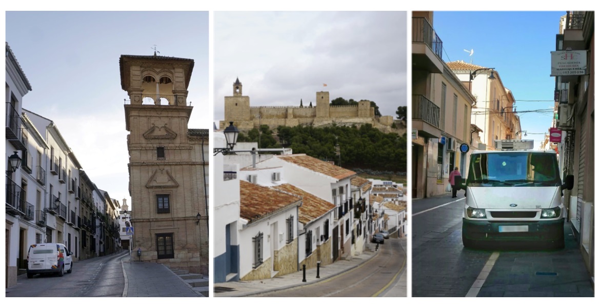 Distintos barrios de Antequera